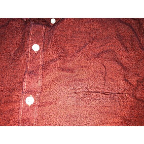 Lindbergh White Men's M Orange Heather Button Down Shirt Preppy Academia City - Picture 5 of 10